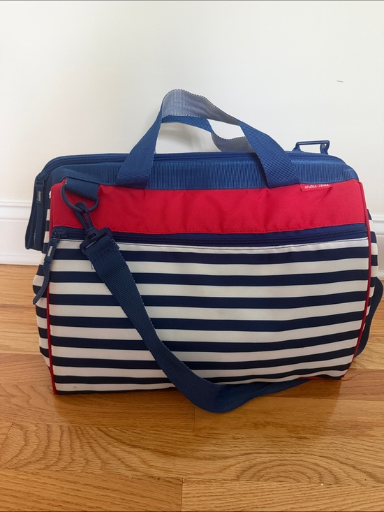 Artic Zone Other - Arctic Zone 40 Can Picnic Cooler Insulated Tote Bag Navy Stripe